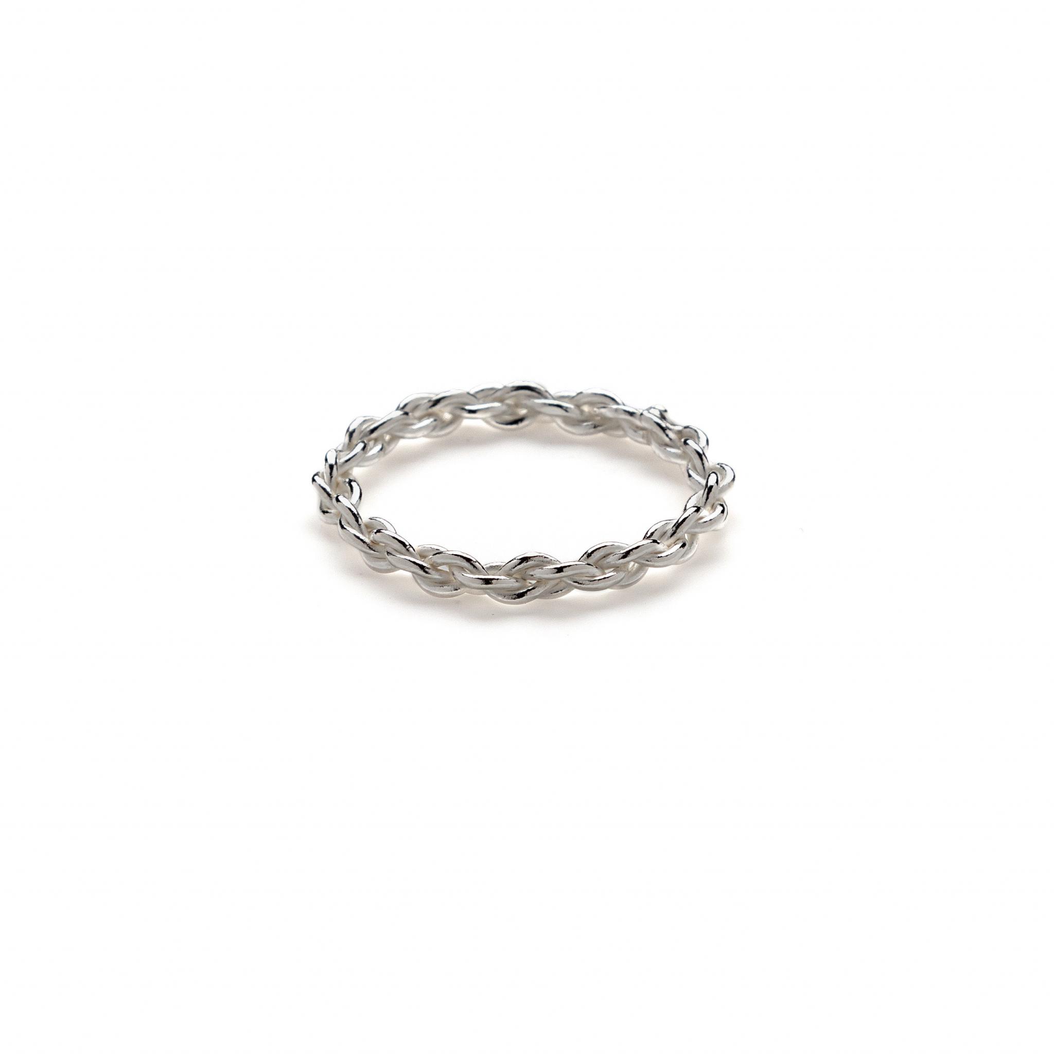 Sterling Silver Hand Twisted Double Twist band
