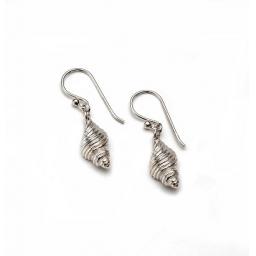 Sterling Silver Conch Shell Earrings