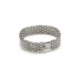 Solid Sterling Silver Close Link Bracelet