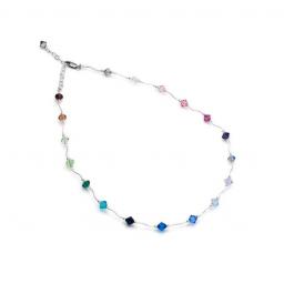 Sterling Silver and Swarovski Crystal necklet - various colours and combinations available.