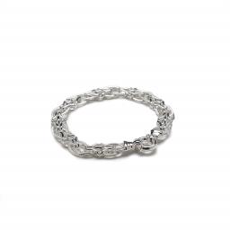 Sterling Silver Solid Multi Link Bracelet